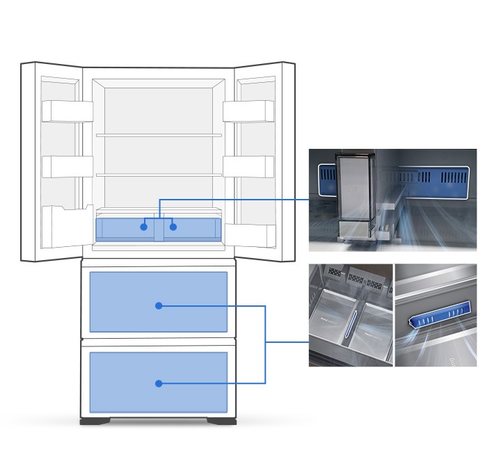 프레쉬필터 부분을 확대되어 보여주고 있습니다.