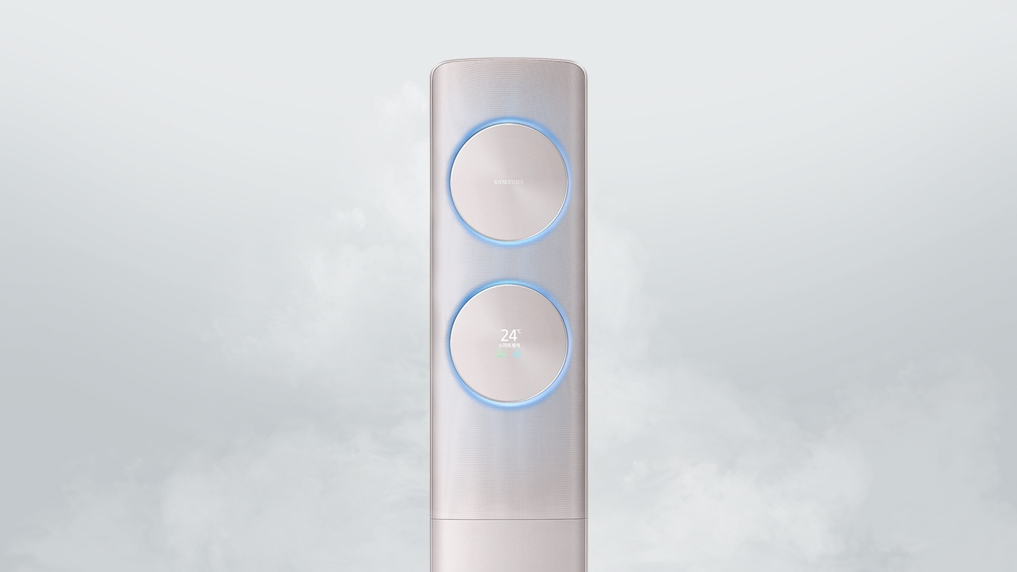 바람이 나오는 무풍에어컨 이미지가 보여지고 있습니다.