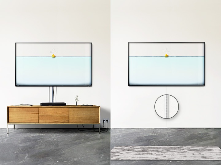 일반 케이블과 매직케이블을 비교하여 보여주고 있습니다.