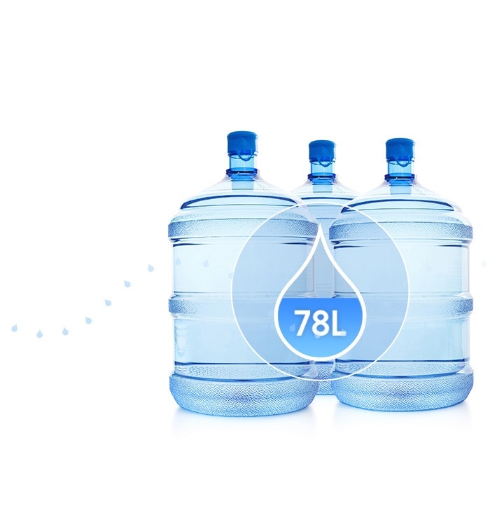 최대 78L를 제습할 수 있는 강력한 제습능력을 표현하고 있습니다.