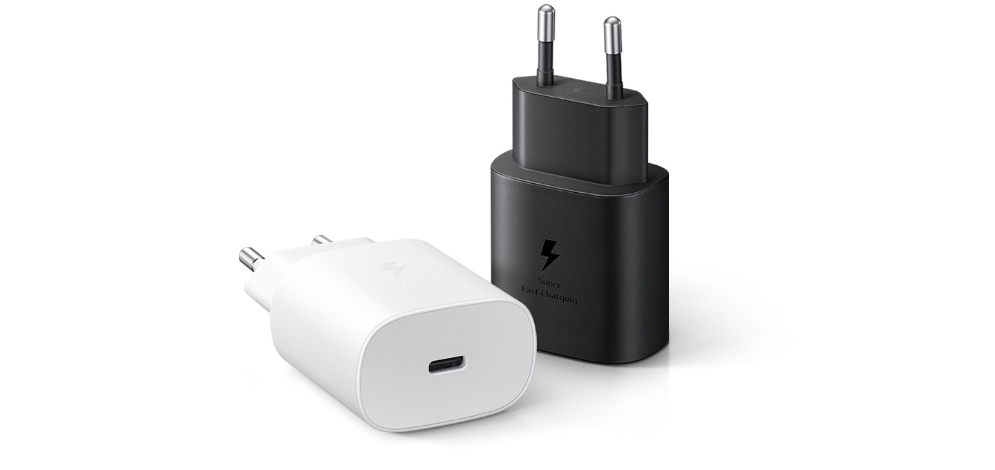 25 w 충전기 화이트, 블랙 제품 이미지
