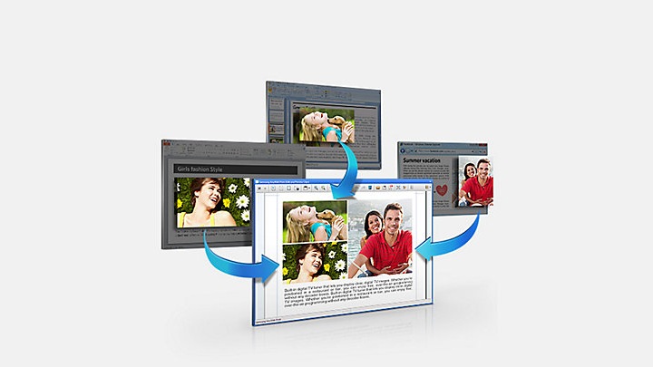 이지 캡쳐 매니져의 실행화면 나타남