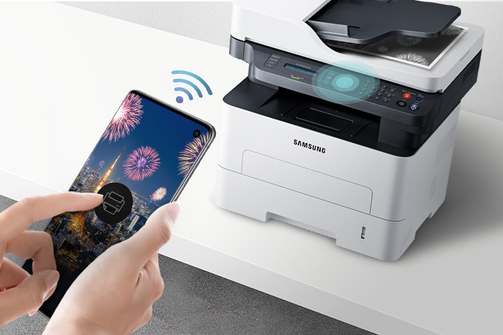 모바일 단말 이미지 및 프린터 제품 이미지 노출