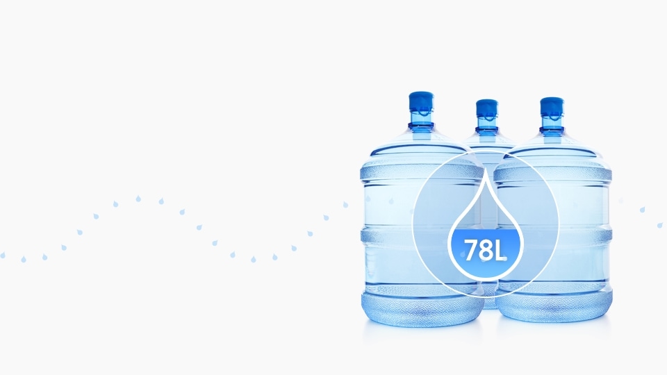 최대 78L를 제습할 수 있는 강력한 제습능력을 표현하고 있습니다.