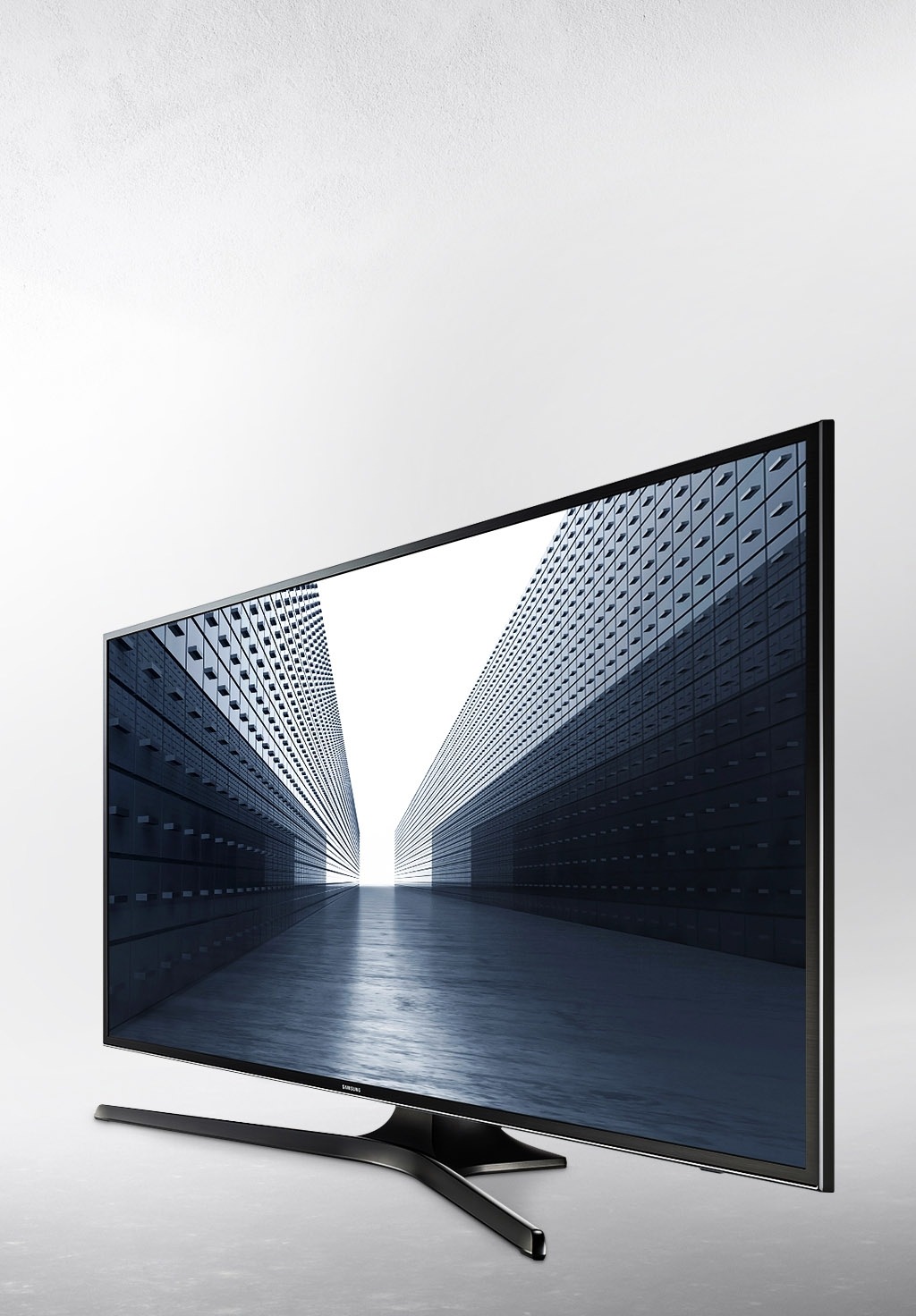 화면 중앙에 삼성 UHD TV 2개가 보여지고 있으며, 왼쪽 측면 30도 모습과 오른쪽 측면 30도 모습이 보여지고 있습니다.