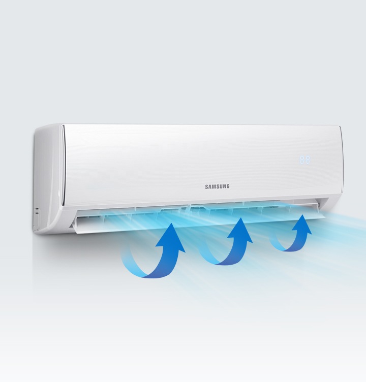 상하스윙 운전중인 에어컨 이미지가 보여지고 있습니다.