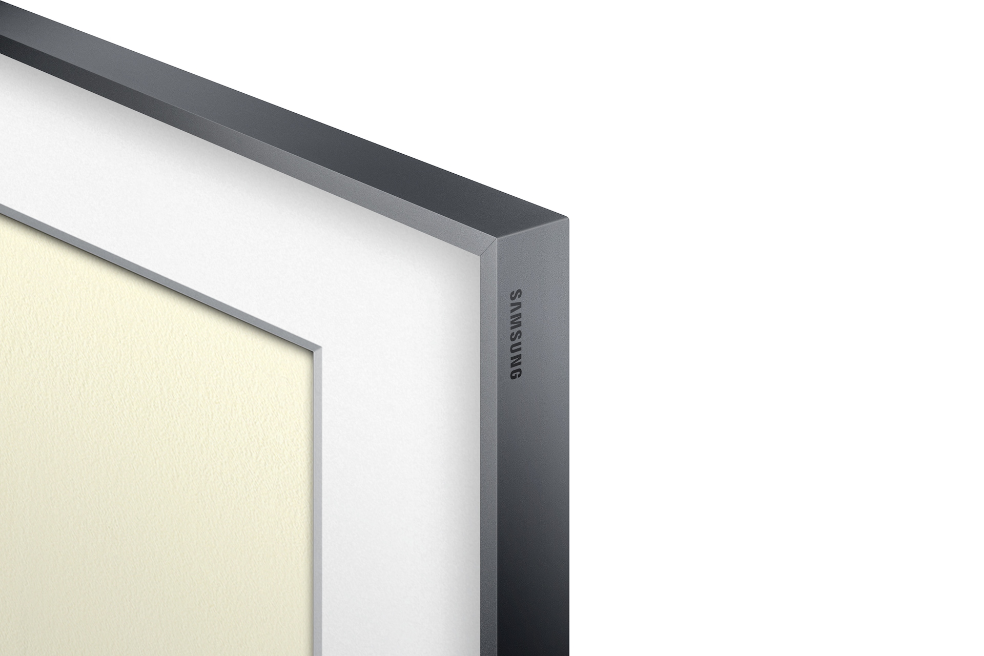 제품 오른쪽 상단 베젤 확대 모습 