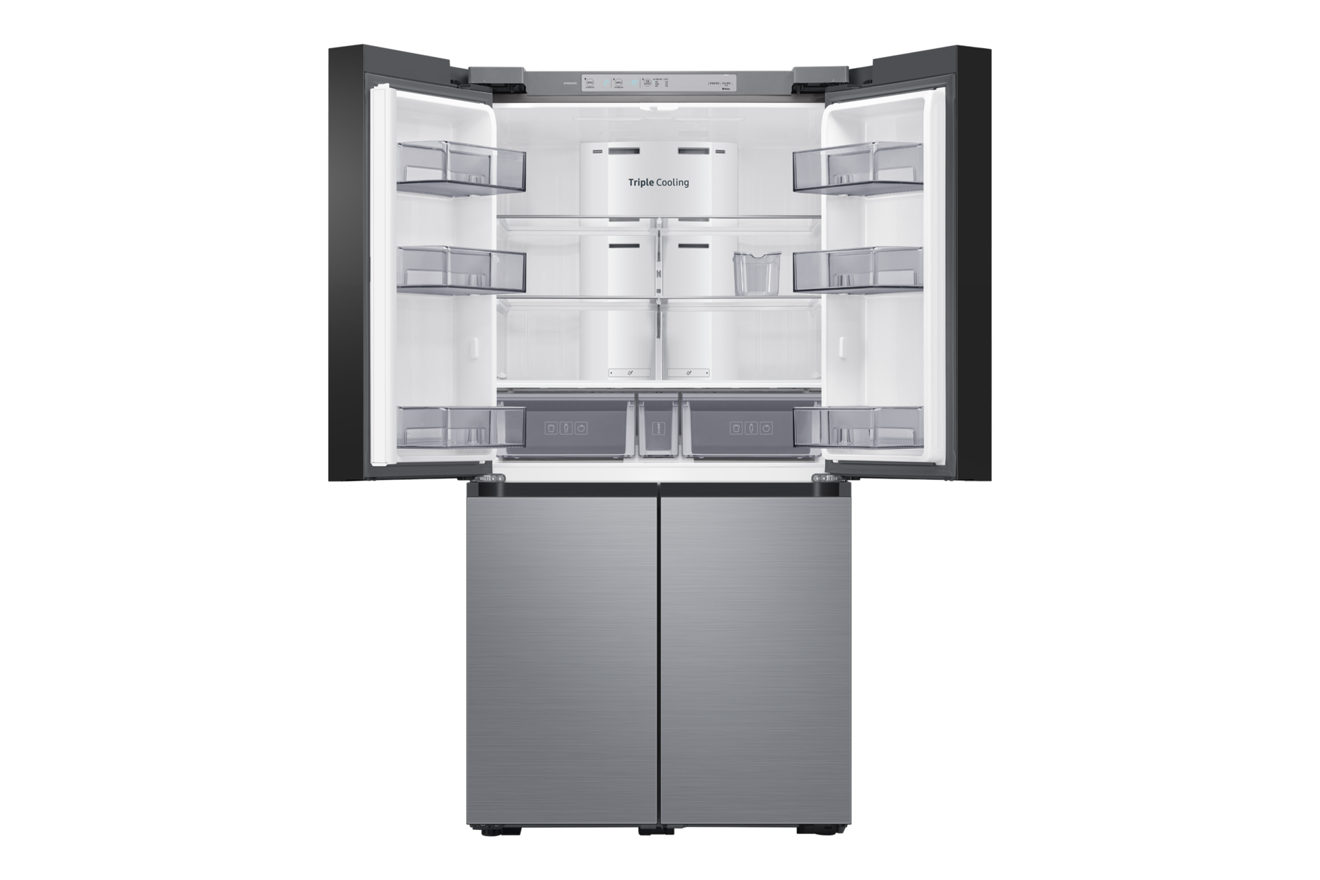 제품 앞면 상칸 양쪽문 열림