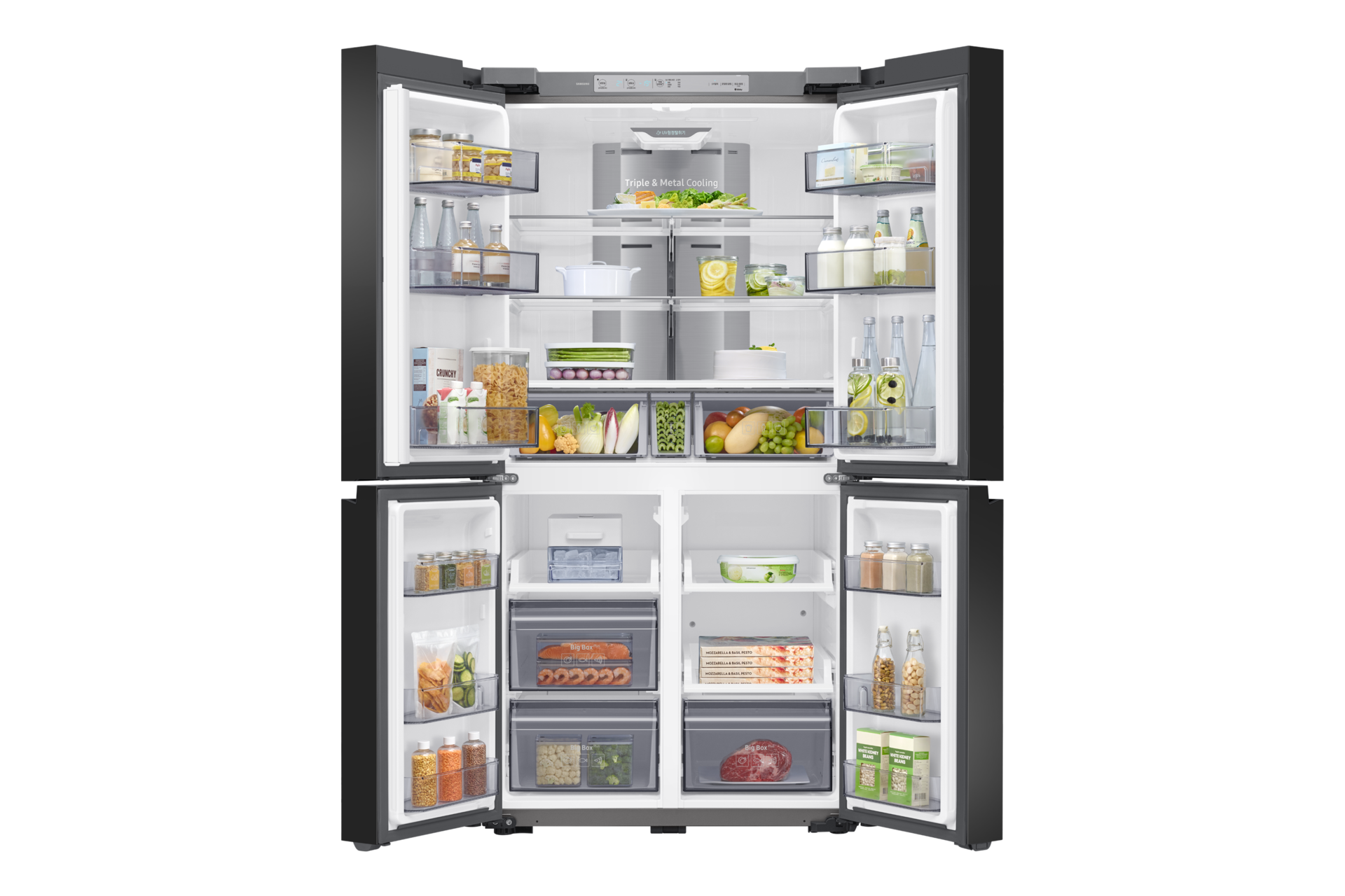 제품 정면 문 열린 컷 내용물 있음