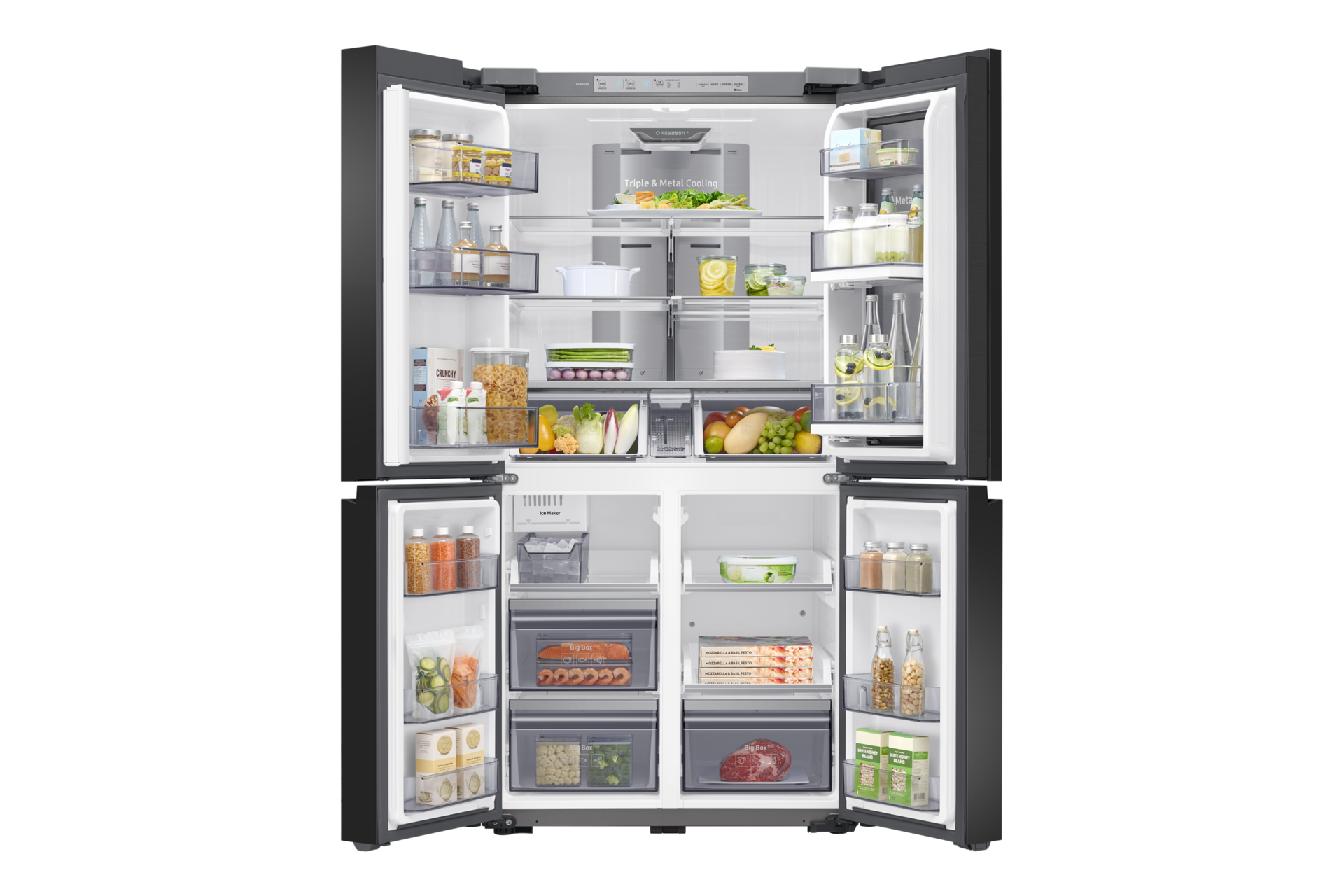 제품 정면 문 열린 컷 내용물 있음