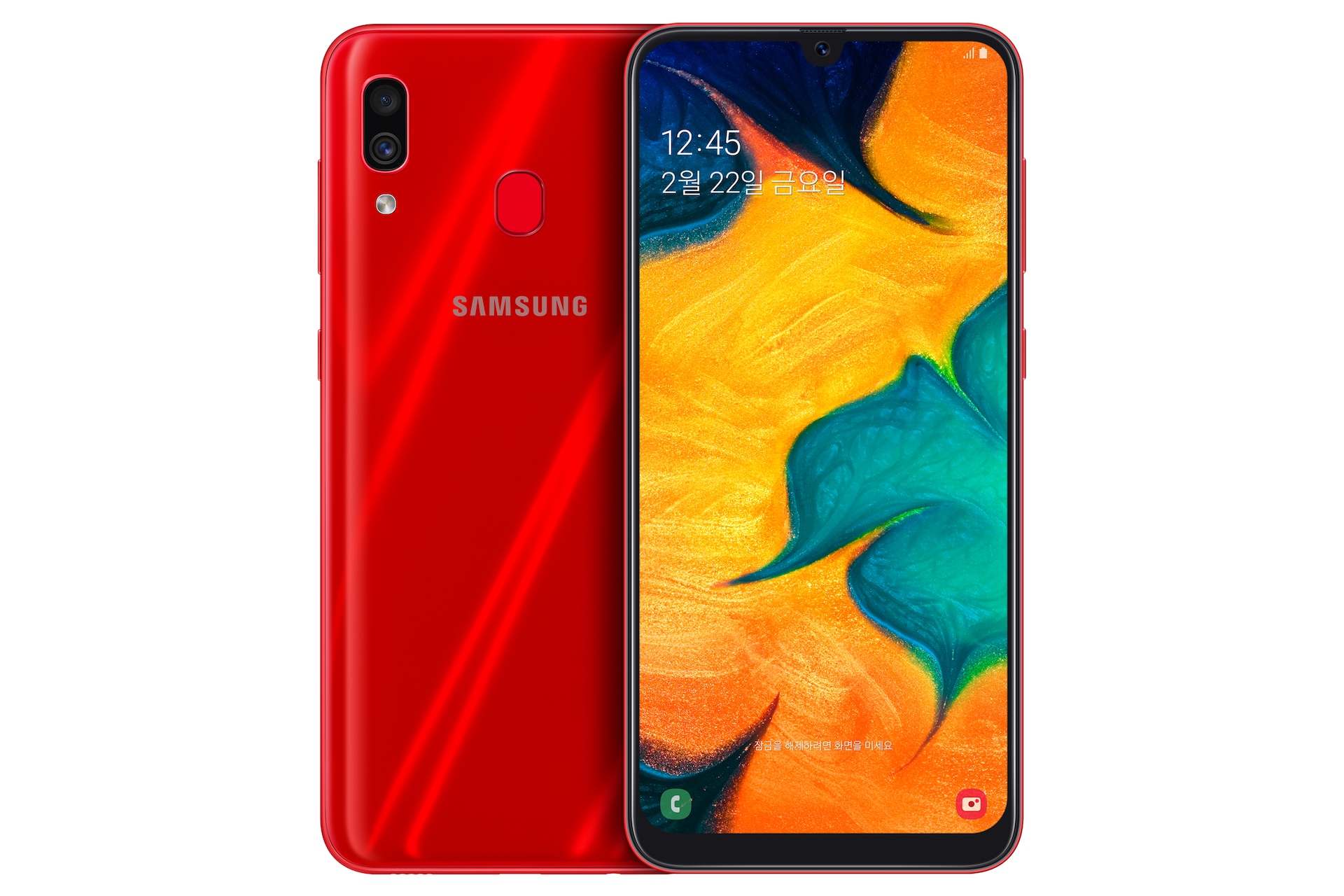 samsung galaxy a30 red colour