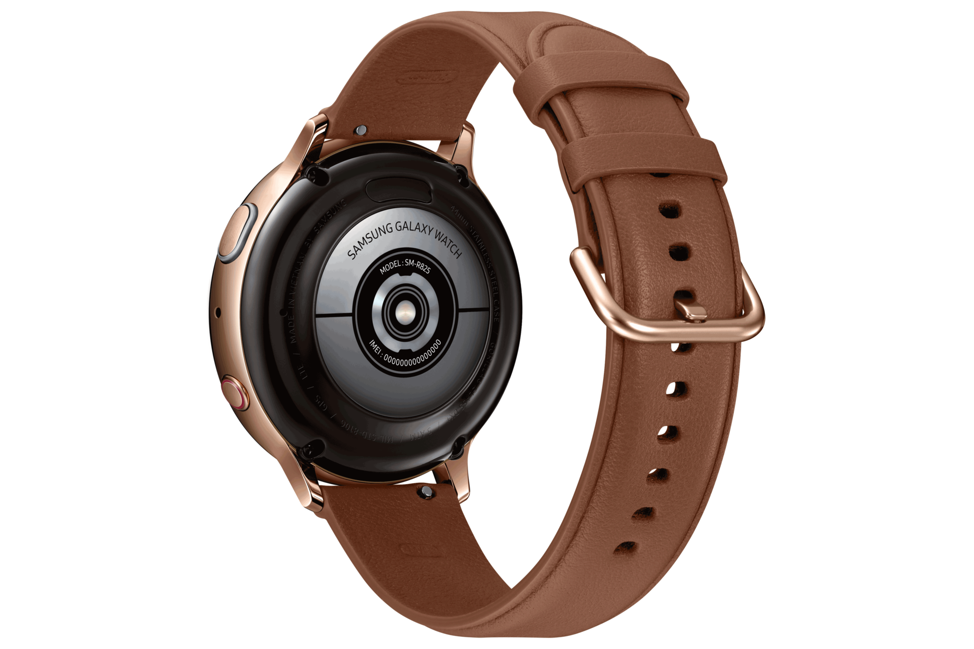 갤럭시 워치 액티브2 44 mm (LTE) 스테인리스 - 골드 뒷면