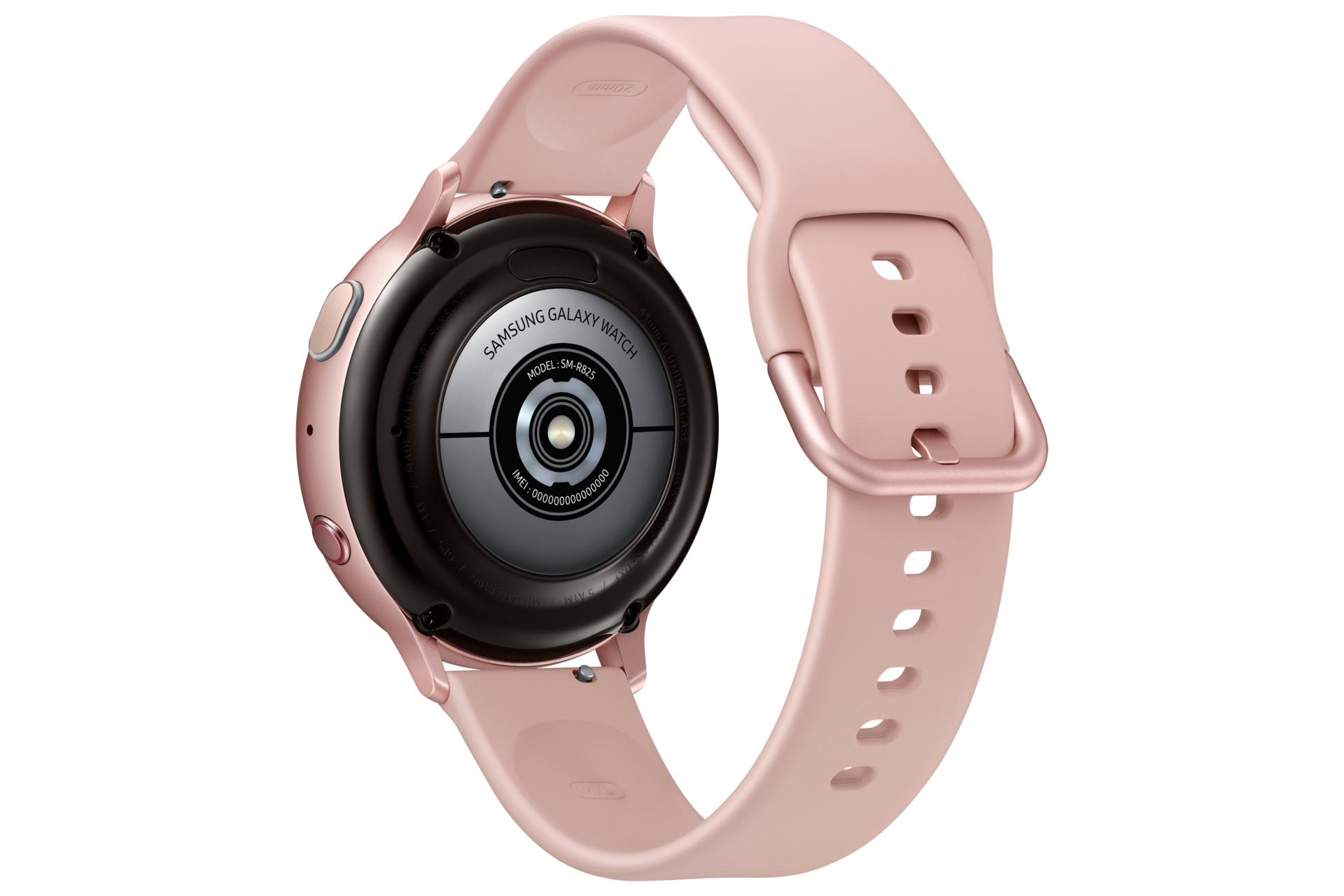 갤럭시 워치 액티브2 44 mm (LTE) 알루미늄 - 핑크 골드 뒷면