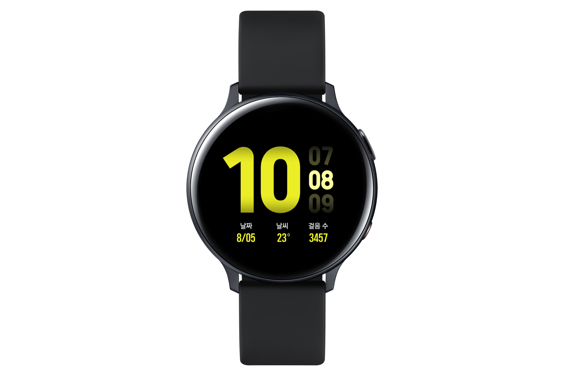 갤럭시 워치 액티브2 44 mm (LTE) 알루미늄 - 아쿠아 블랙 대표 이미지