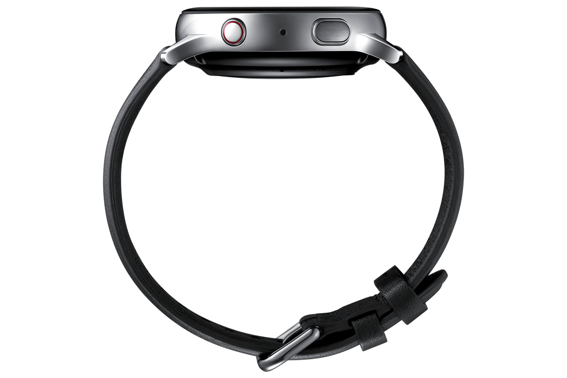 갤럭시 워치 액티브2 40 mm (LTE) 스테인리스 - 실버 옆면