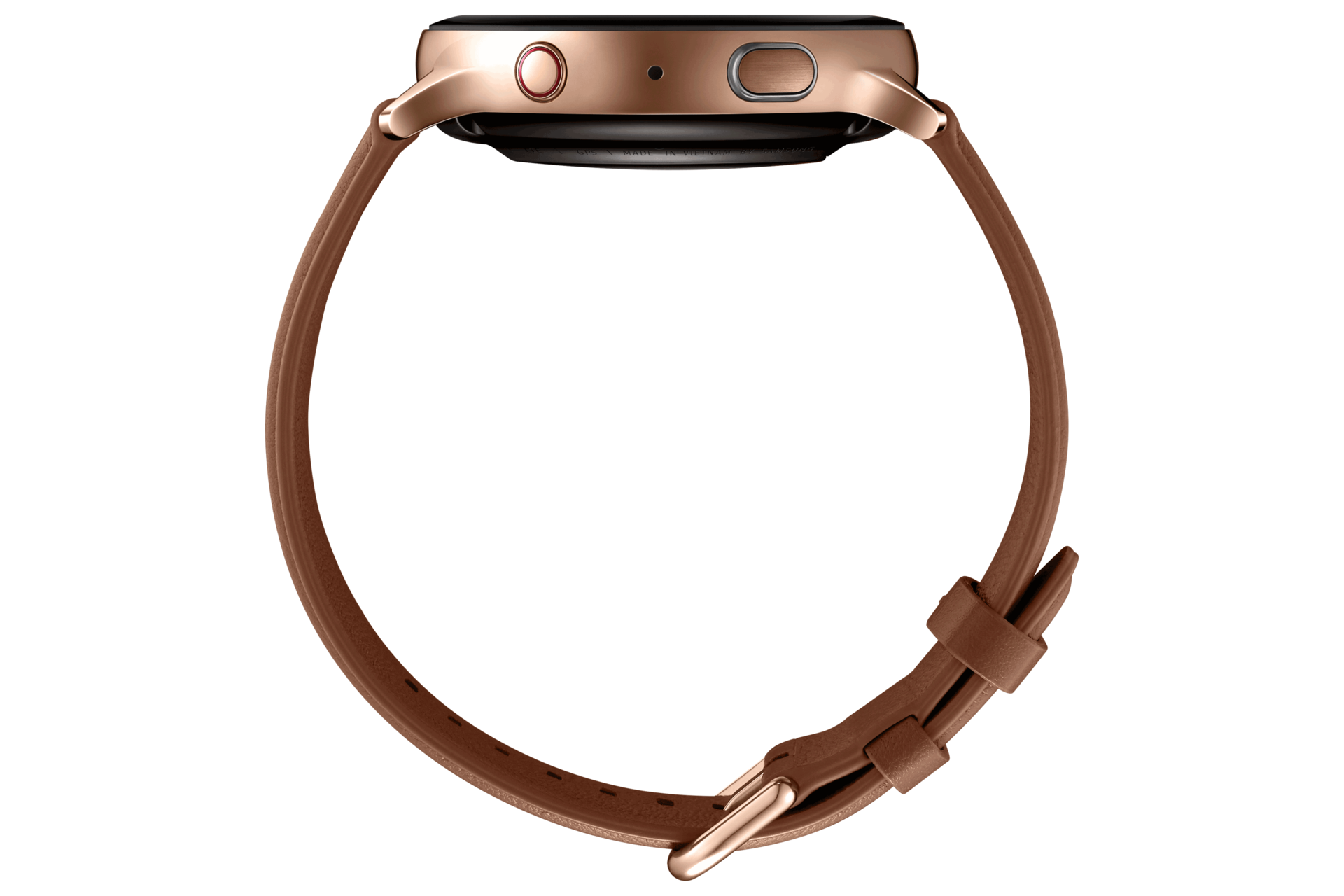 갤럭시 워치 액티브2 44 mm (LTE) 스테인리스 - 골드 옆면