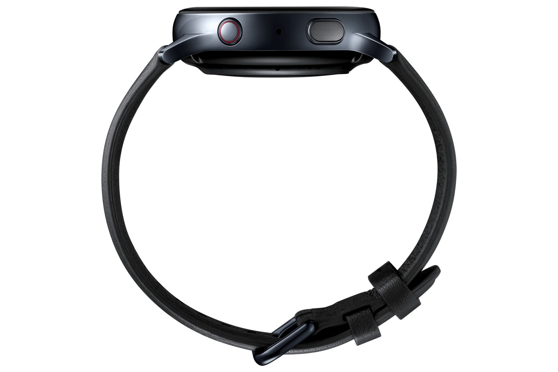 갤럭시 워치 액티브2 44 mm (LTE) 스테인리스 - 블랙 옆면