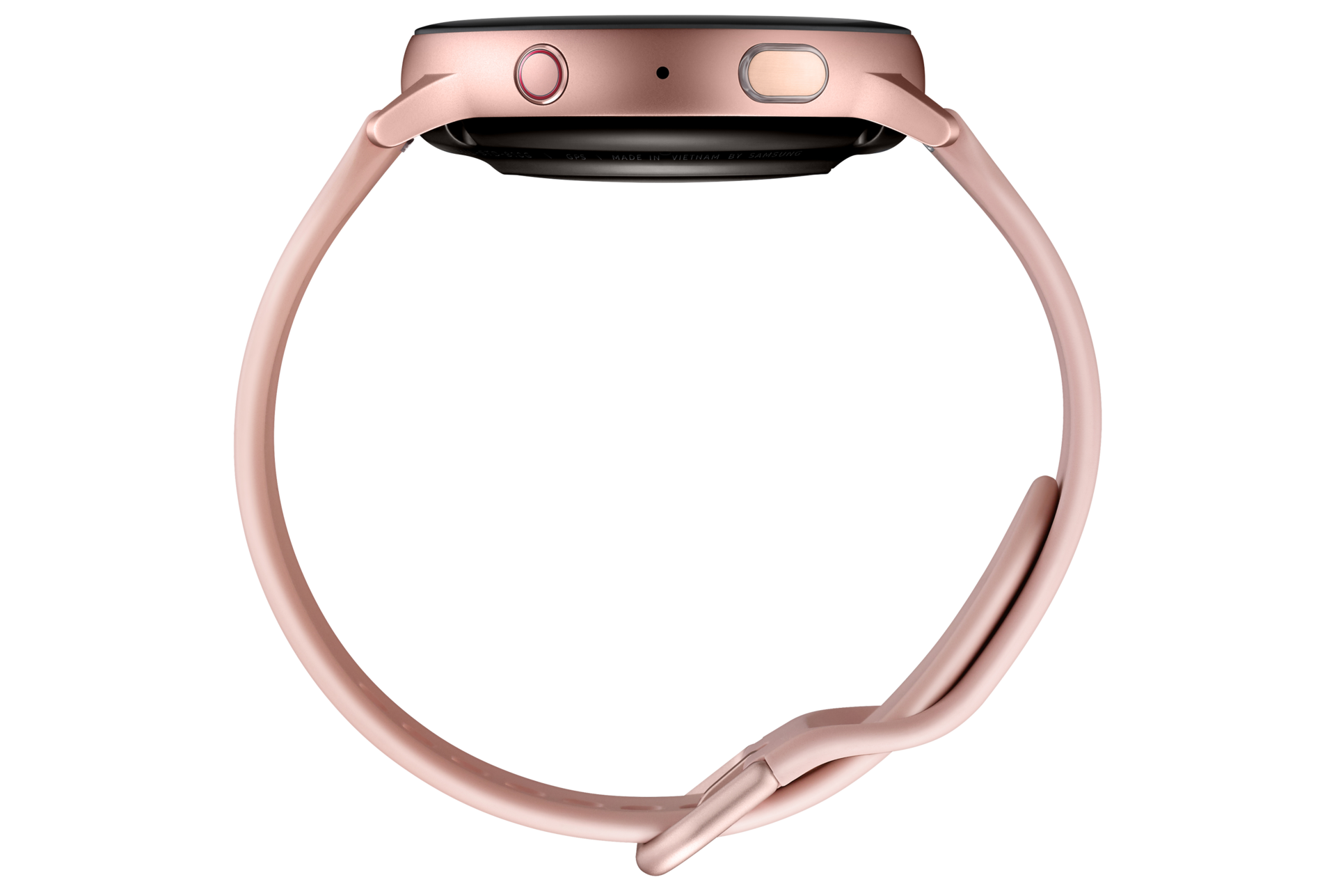 갤럭시 워치 액티브2 44 mm (LTE) 알루미늄 - 핑크 골드 옆면