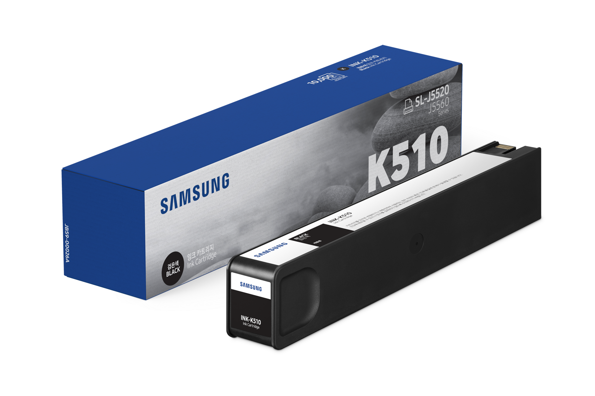 잉크젯프린터 잉크 10,000매 블랙 제품과 박스이미지