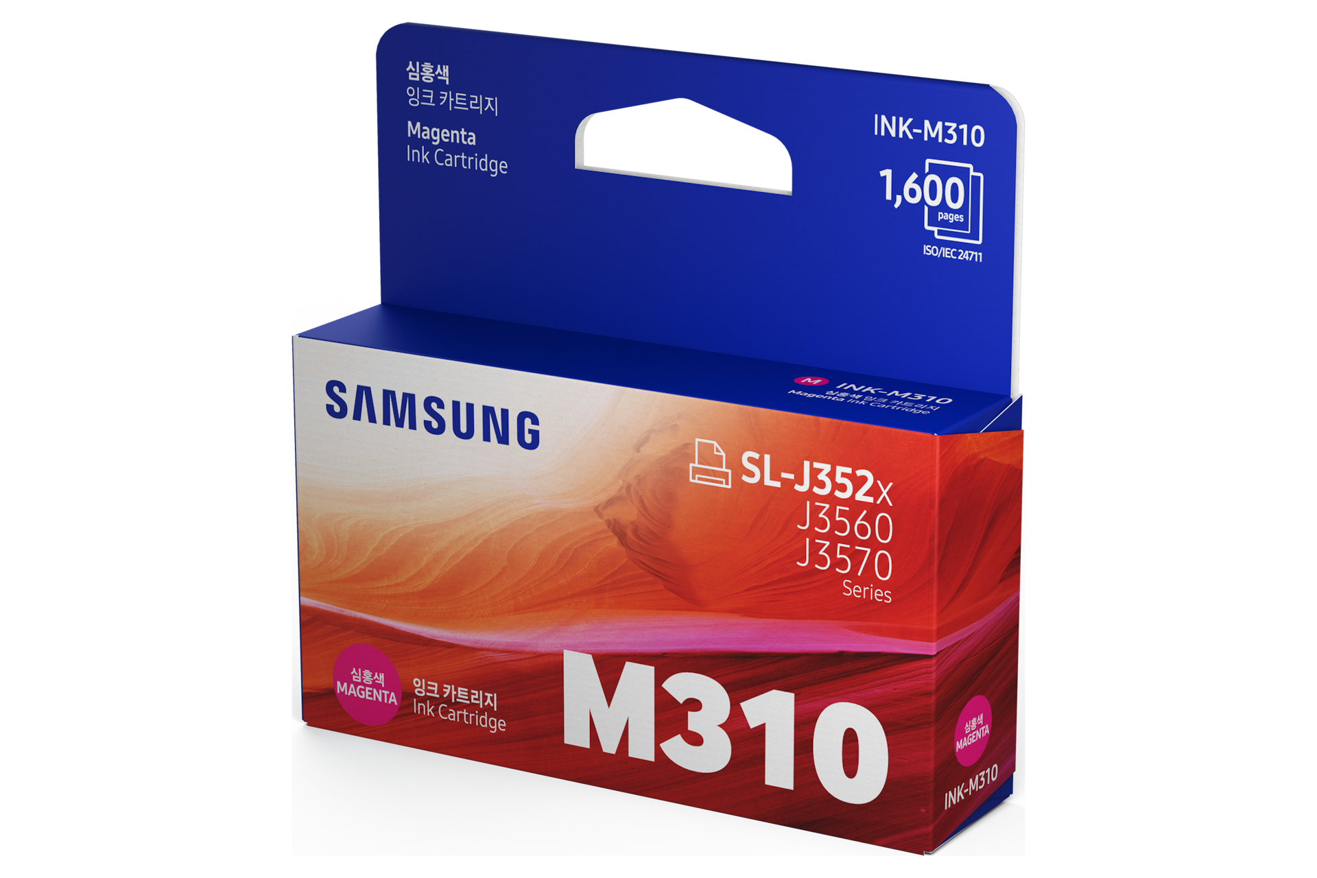 잉크젯프린터 잉크 1,600매 마젠타 박스