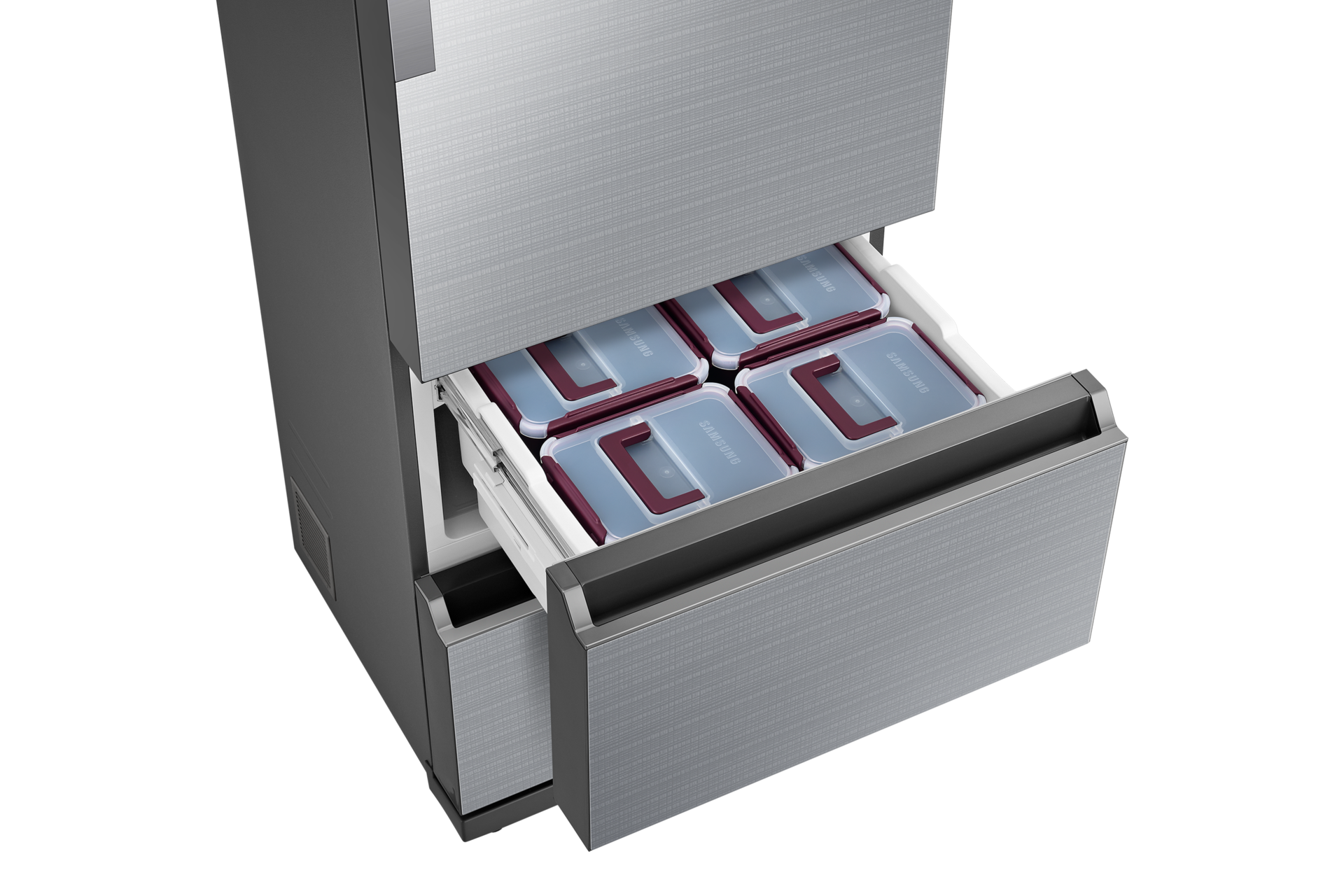 아이시클 앞면 왼쪽 30도 중칸 서랍 열림 확대