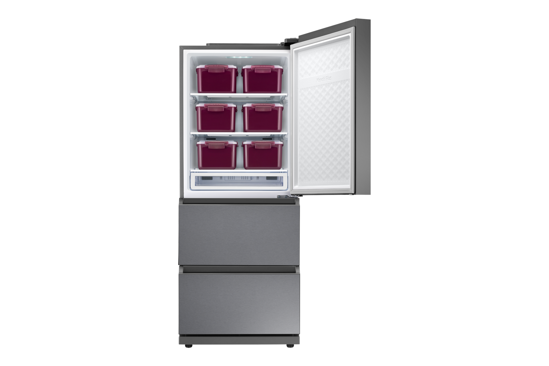 이지 클린 앞면 상칸 문 열림 내용물 있음