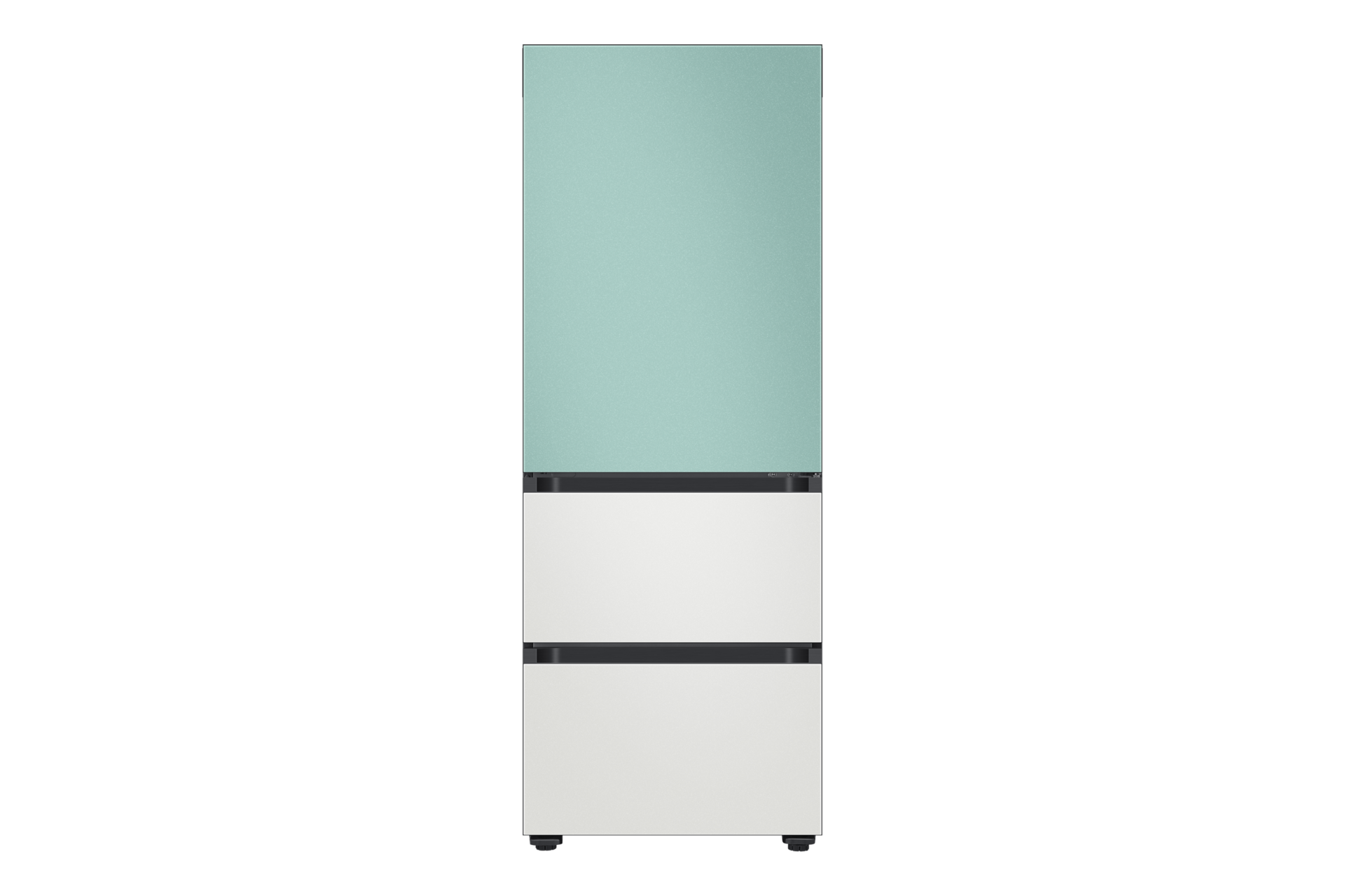 BESPOKE 김치플러스 3도어 키친핏 313 L Cotta Mint + Cotta White
