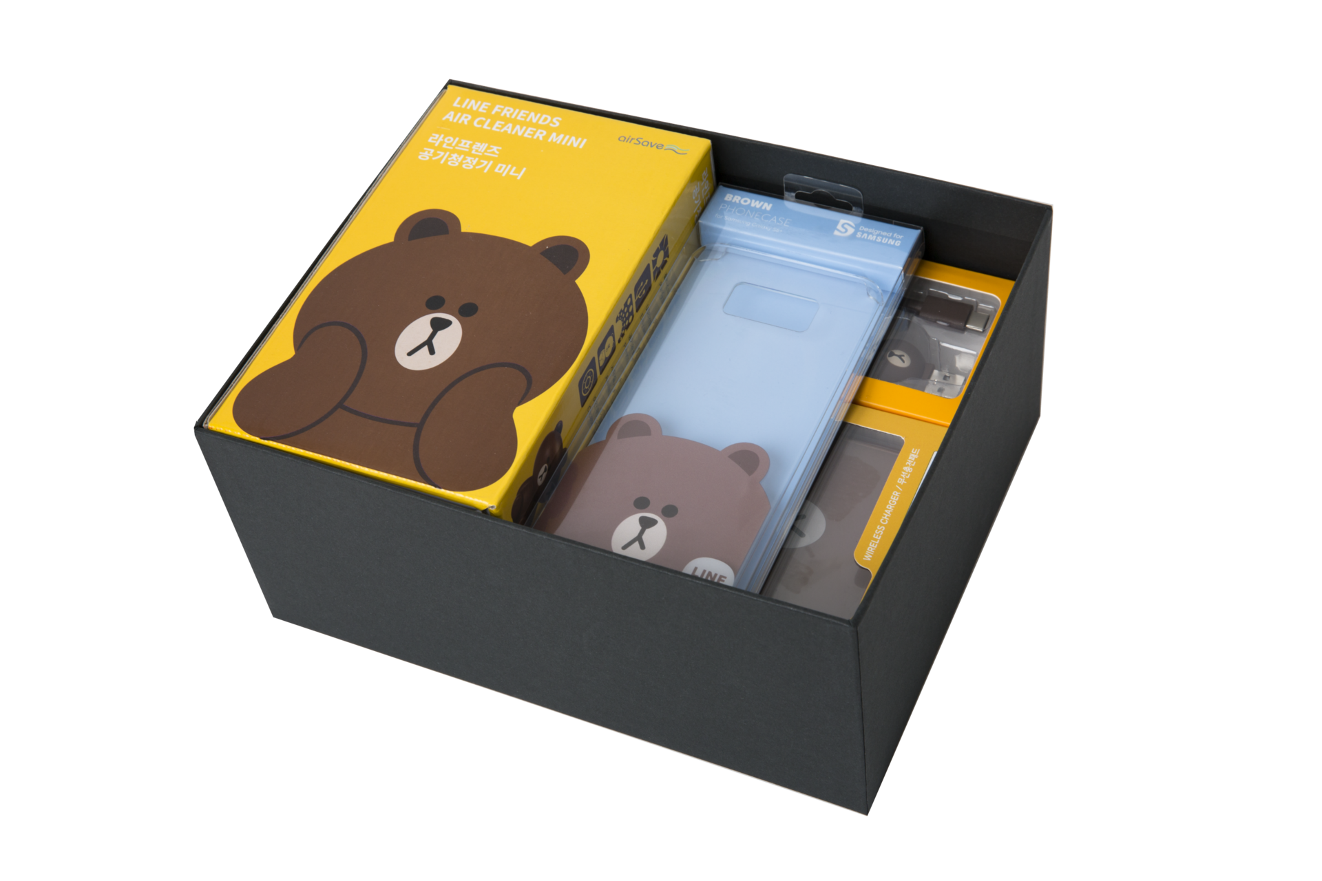 우측 30도 라인 패키지 구성품 박스 열림