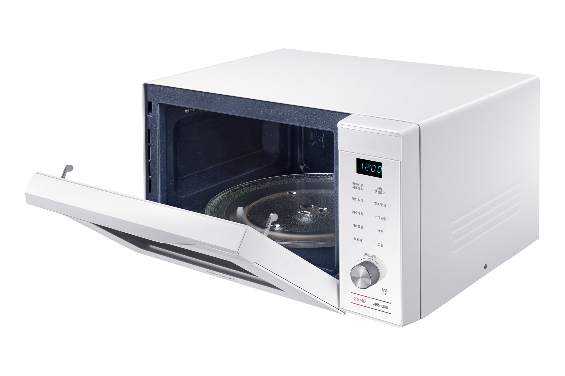 화이트 앞면 왼쪽 30도 문 45도 열림