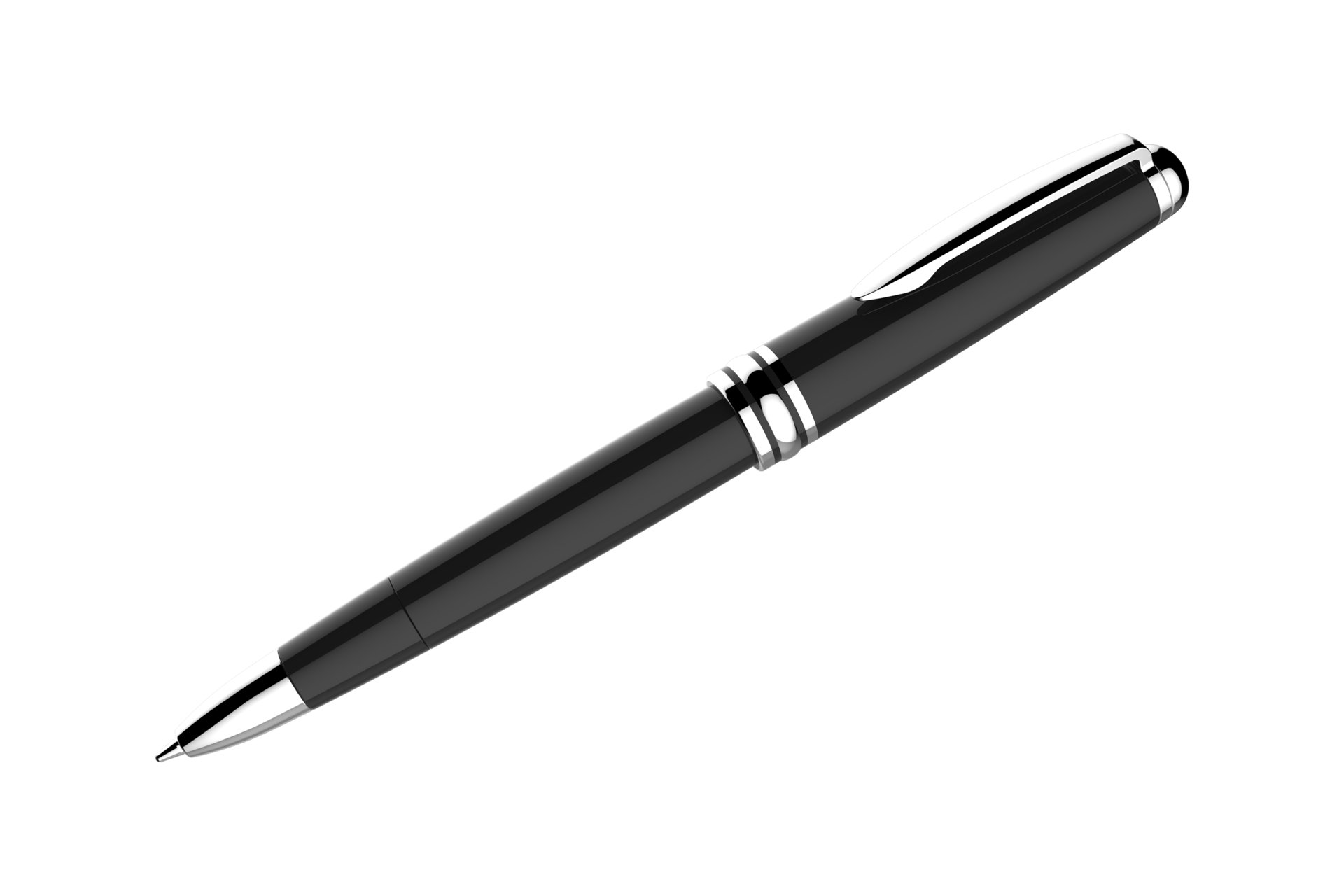 블랙 제품 기울어진 모습 기울어진 S Pen 뚜껑이 뒷쪽에 꽂혀 있는 모습