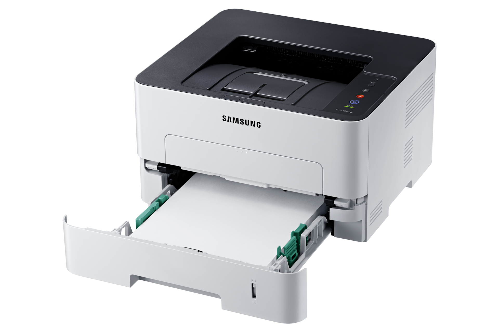 제품 정면 우측 30도 용지함 오픈 이미지