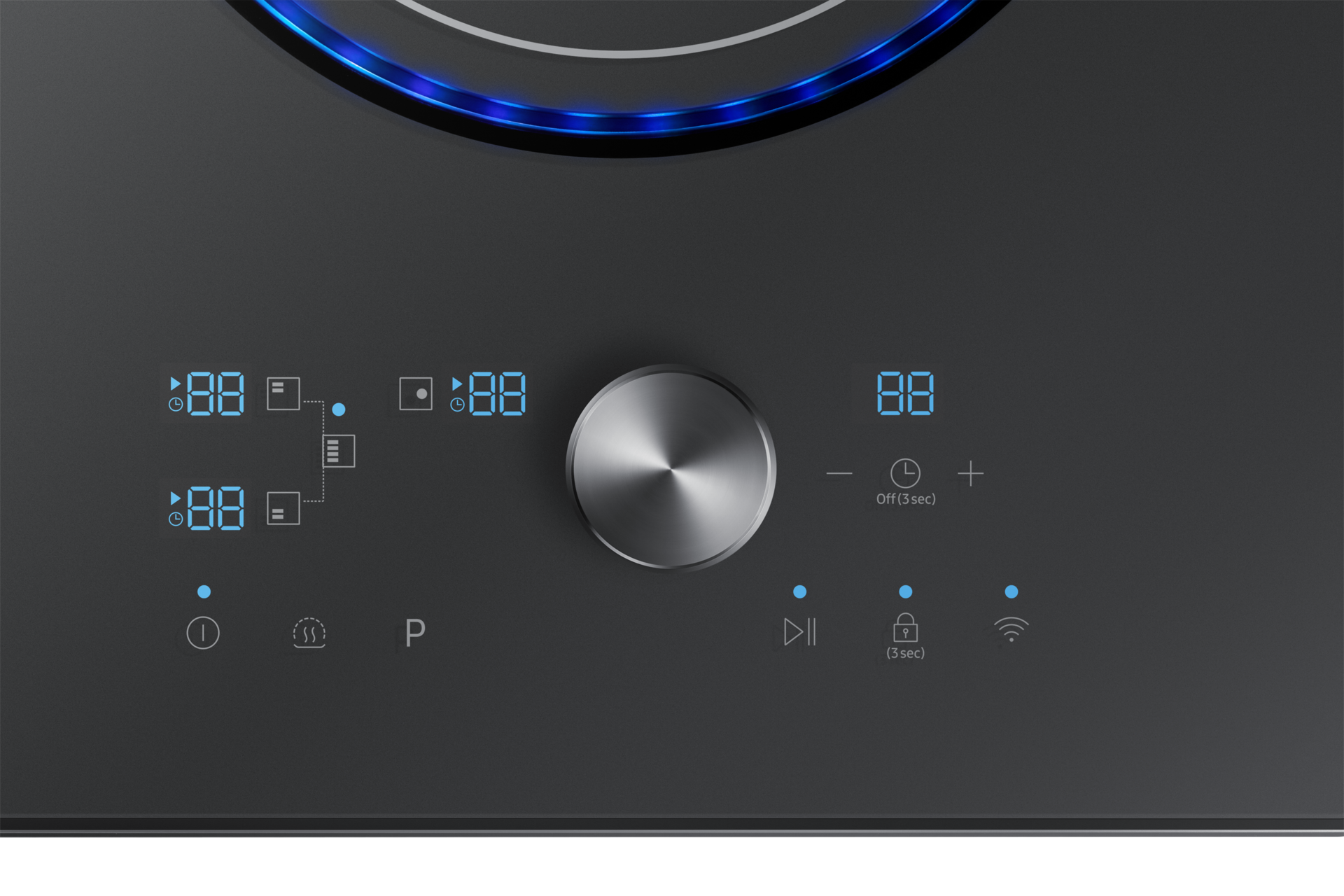 전기레인지 디스플레이 확대