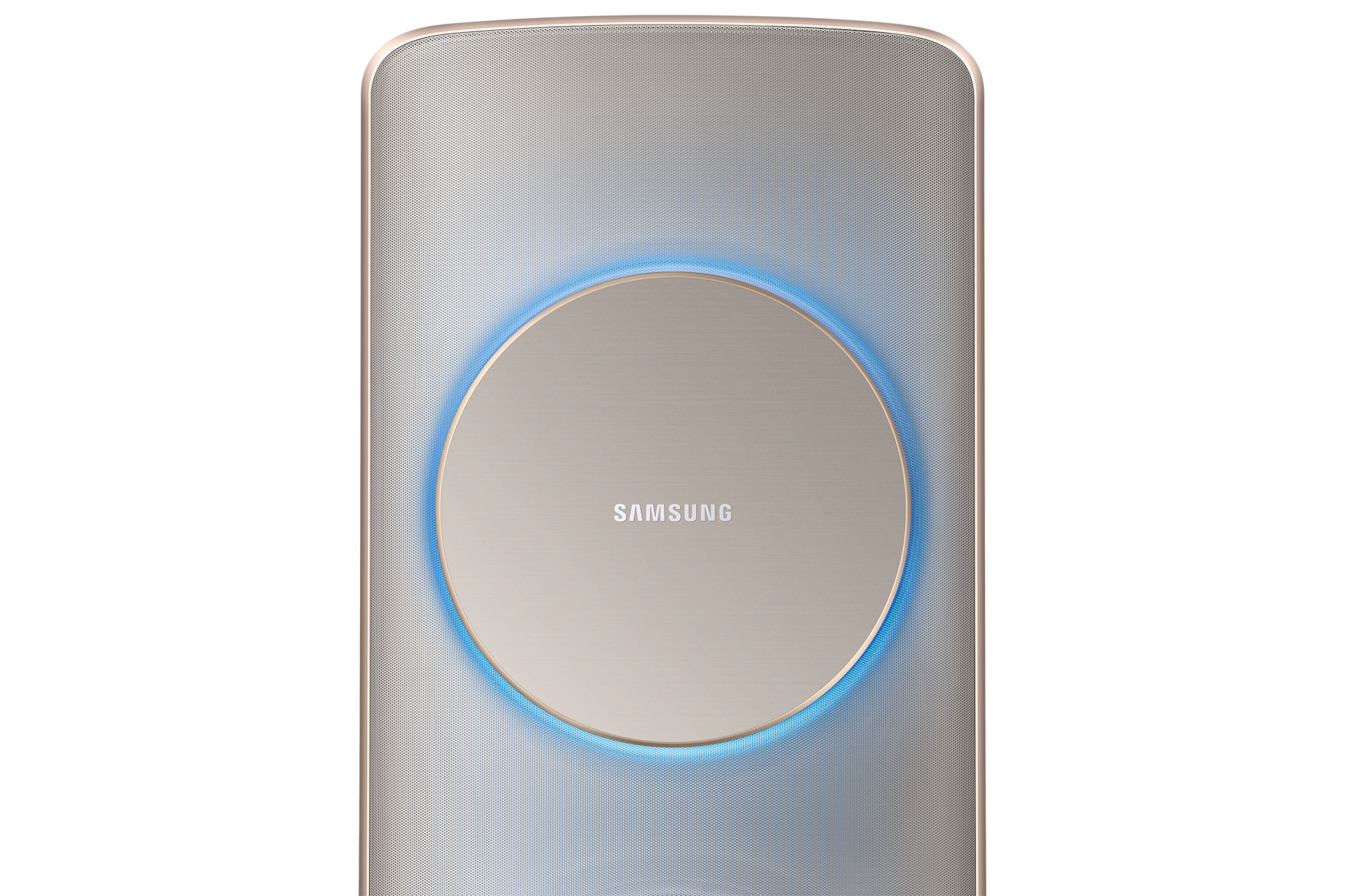 메탈 티타늄 정면, 전원 켜짐, 상단 바람문 1개 확대