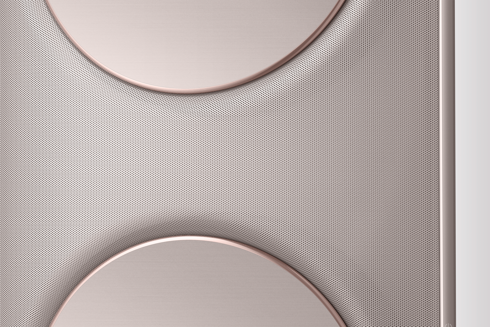 메탈 골드 정면, 바람문 1구, 2구 사이 확대