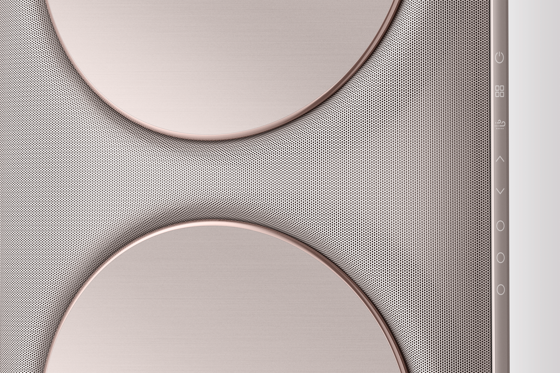 메탈 골드 정면,  바람문 1구, 2구 사이 확대