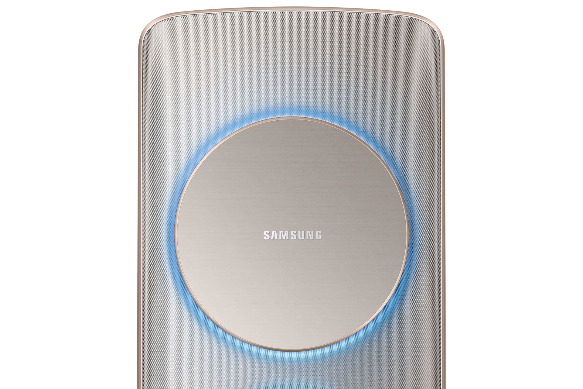 메탈 티타늄 정면, 전원 켜짐, 상단 바람문 1개 확대