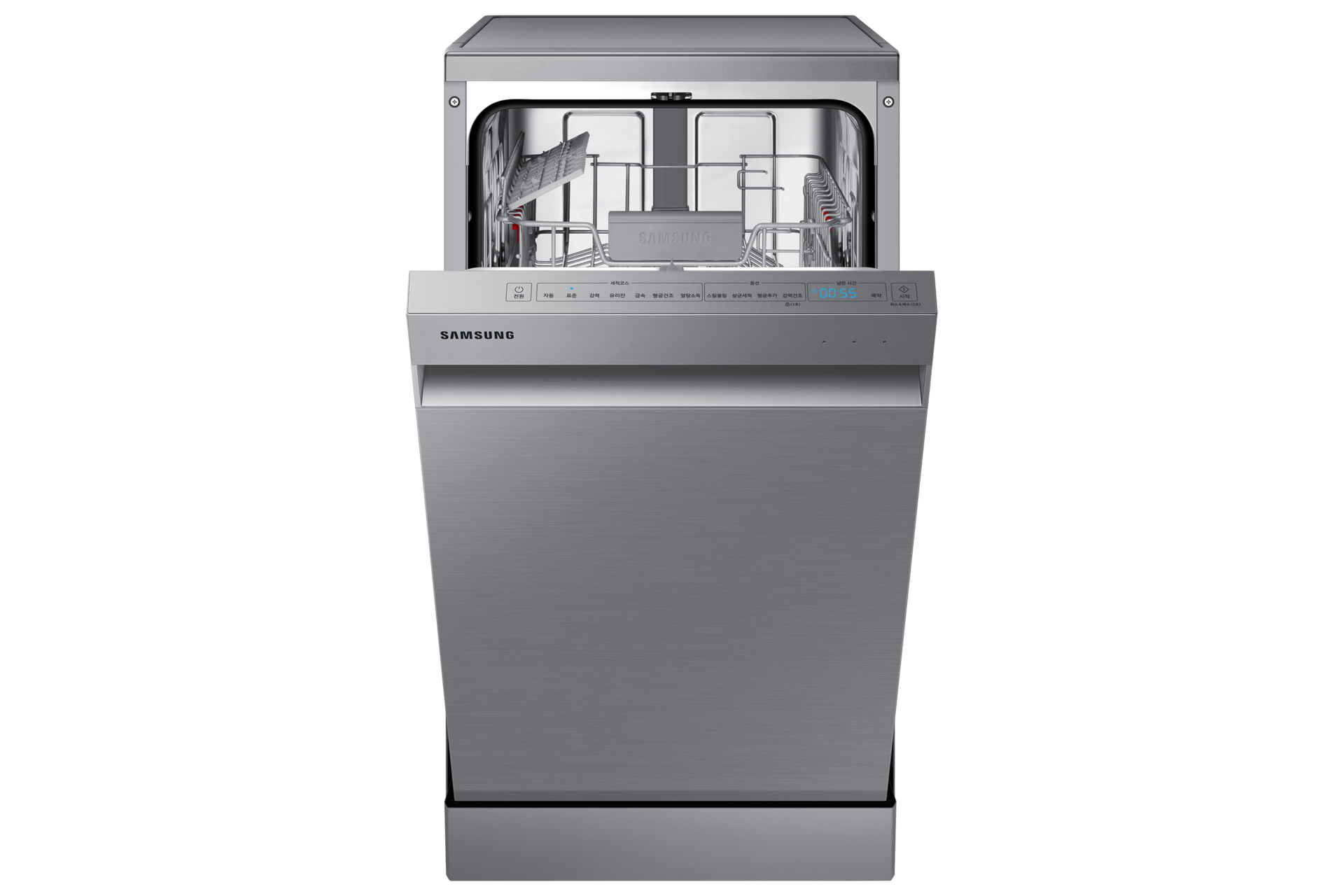 제품 정면 도어 반쯤 열림