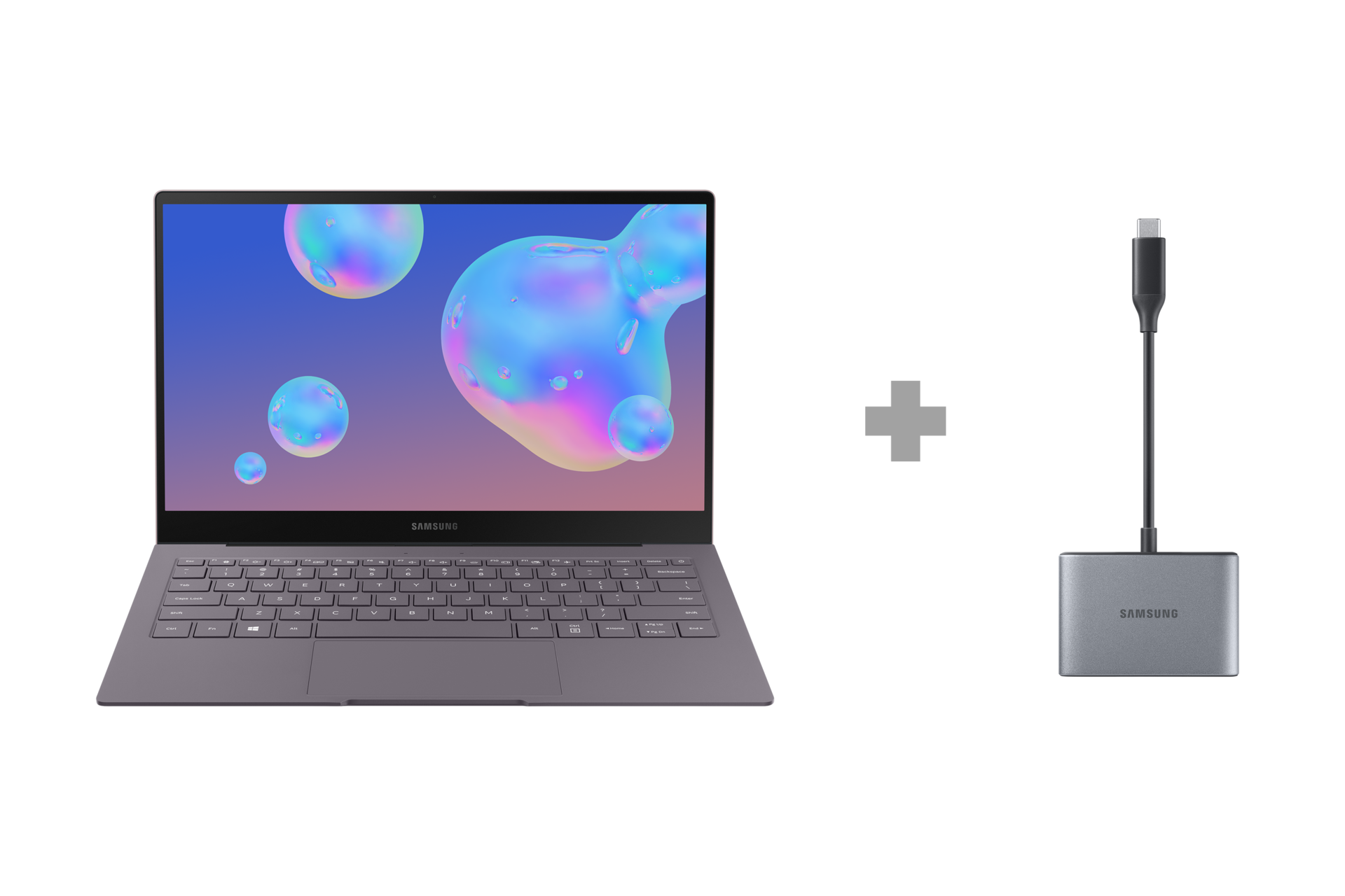 갤럭시 북 S LTE 33.7 cm + 멀티 포트 어댑터(2019)