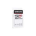 PRO Plus SD 메모리카드 128 GB 화이트 제품 정면 우측으로 30도 돌린 이미지