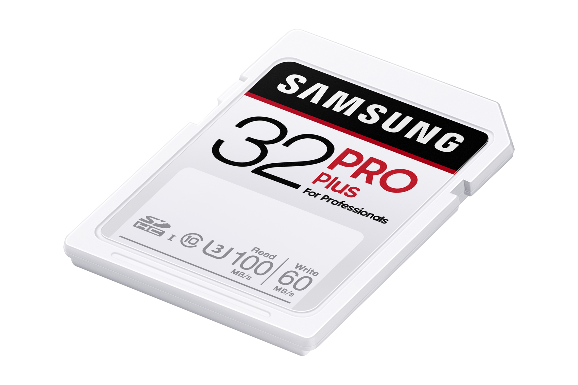 PRO Plus SD 메모리카드 32 GB 화이트 제품 시계방향으로 30도 돌린 이미지