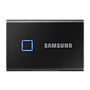 외장 SSD T7 Touch USB 3.2 Gen 2 2 TB (블랙) 제품 정면 (터치 활성화)