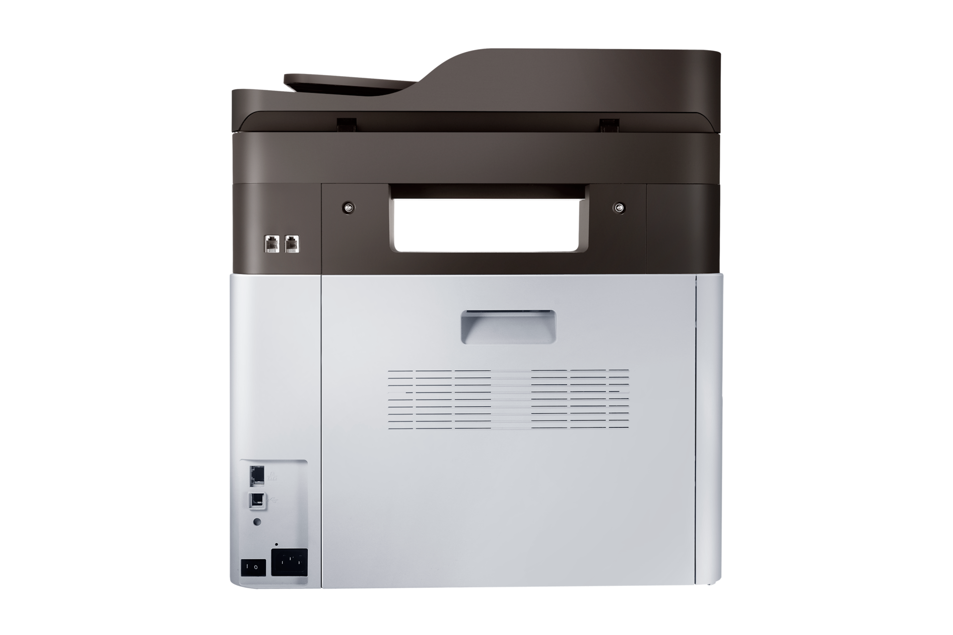 컬러 레이저 복합기 14/14 ppm 크림 화이트 후면부