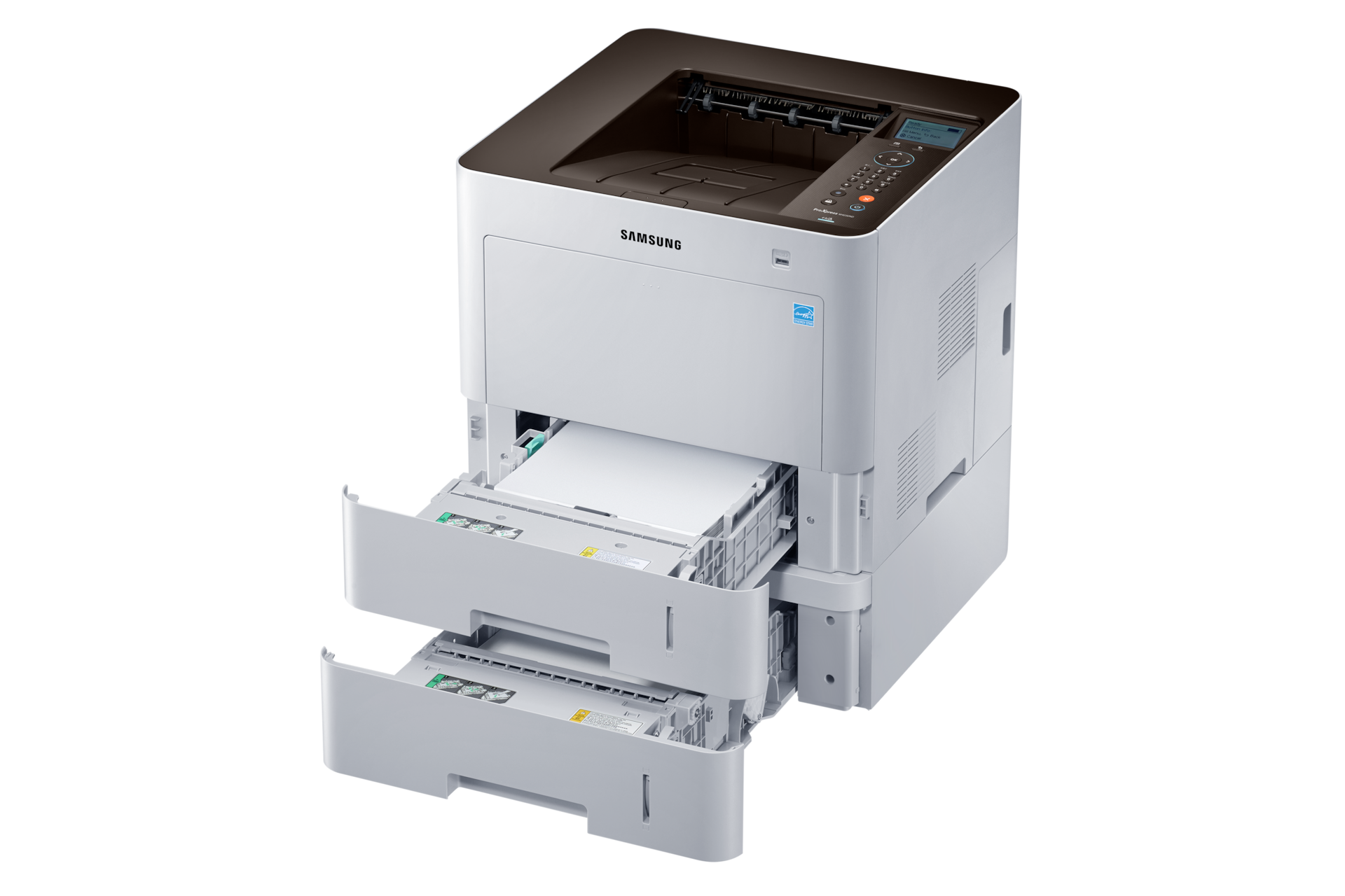 제품 2단 용지함 열림