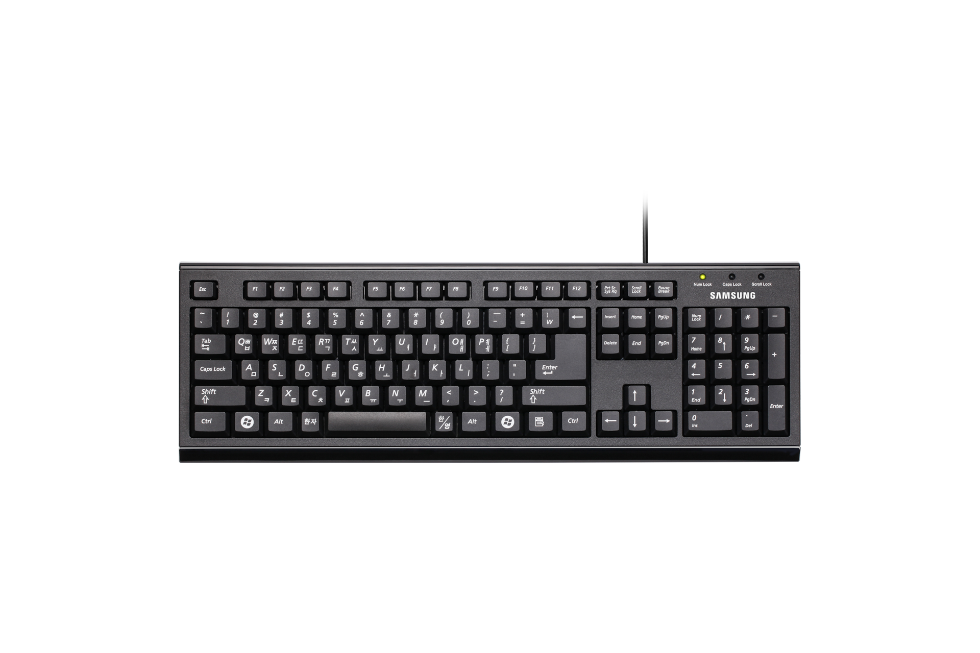 USB 유선 키보드 블랙