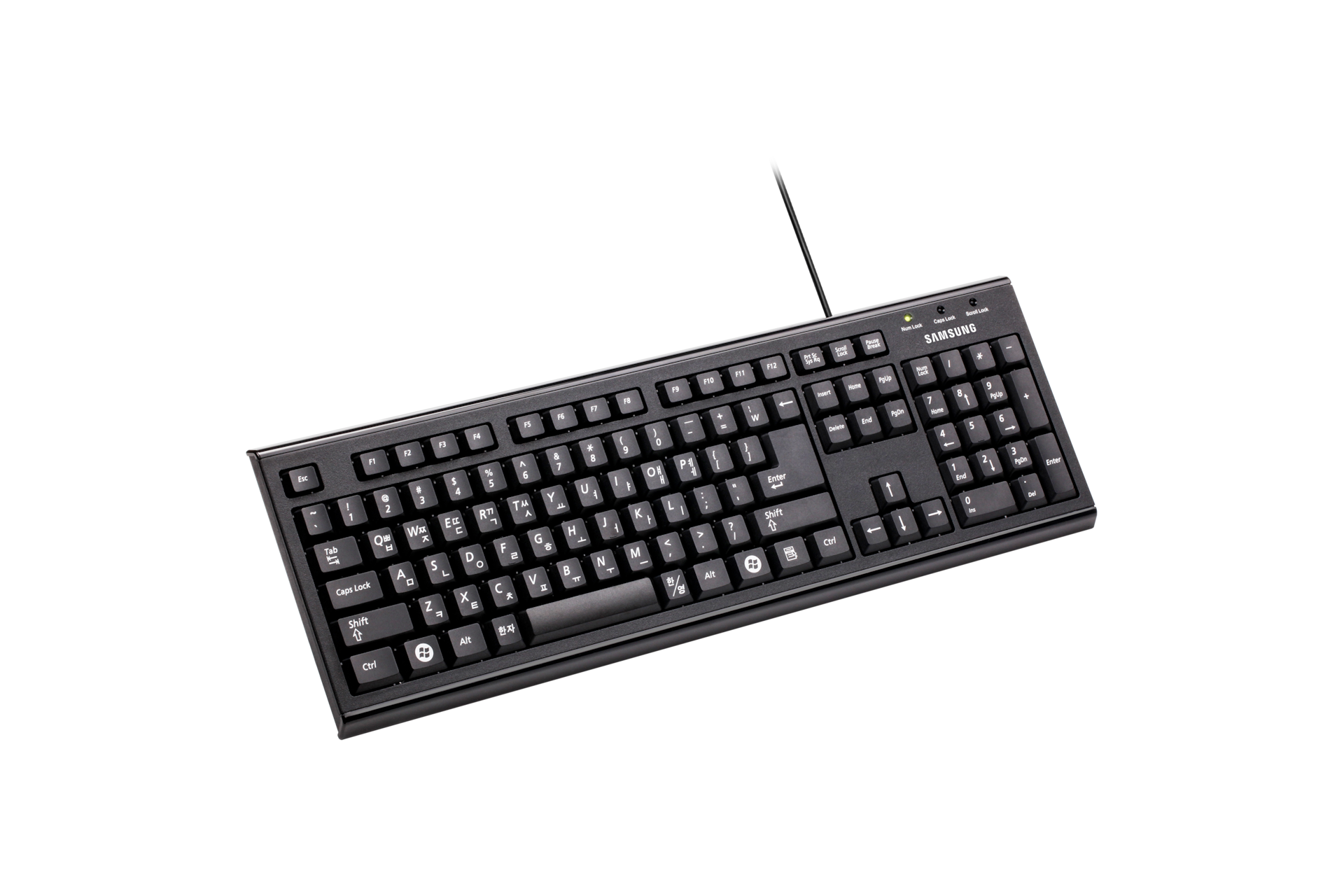 키보드 블랙 앞면 오른쪽 30도