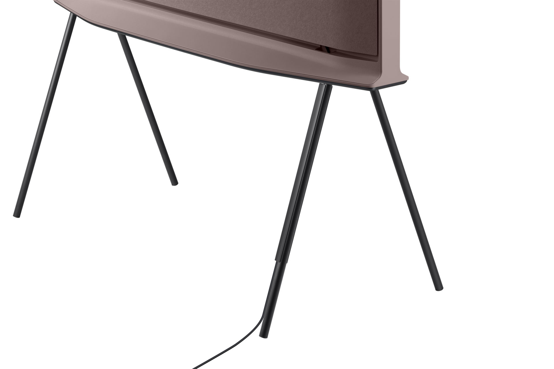 스탠드형 후면 오른쪽 하단 전선 연결 