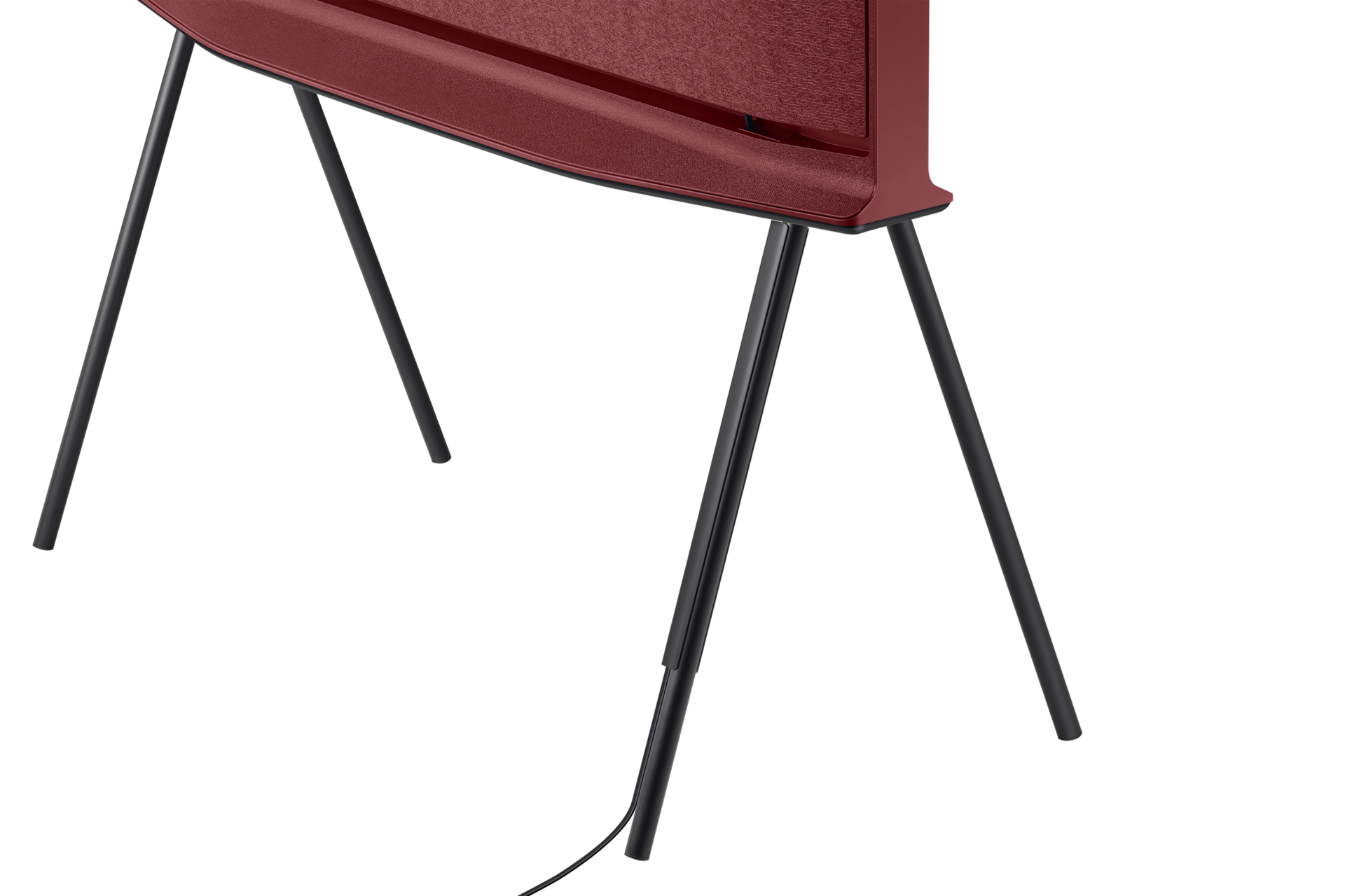 스탠드형 후면 오른쪽 하단 전선 연결 부분 확대