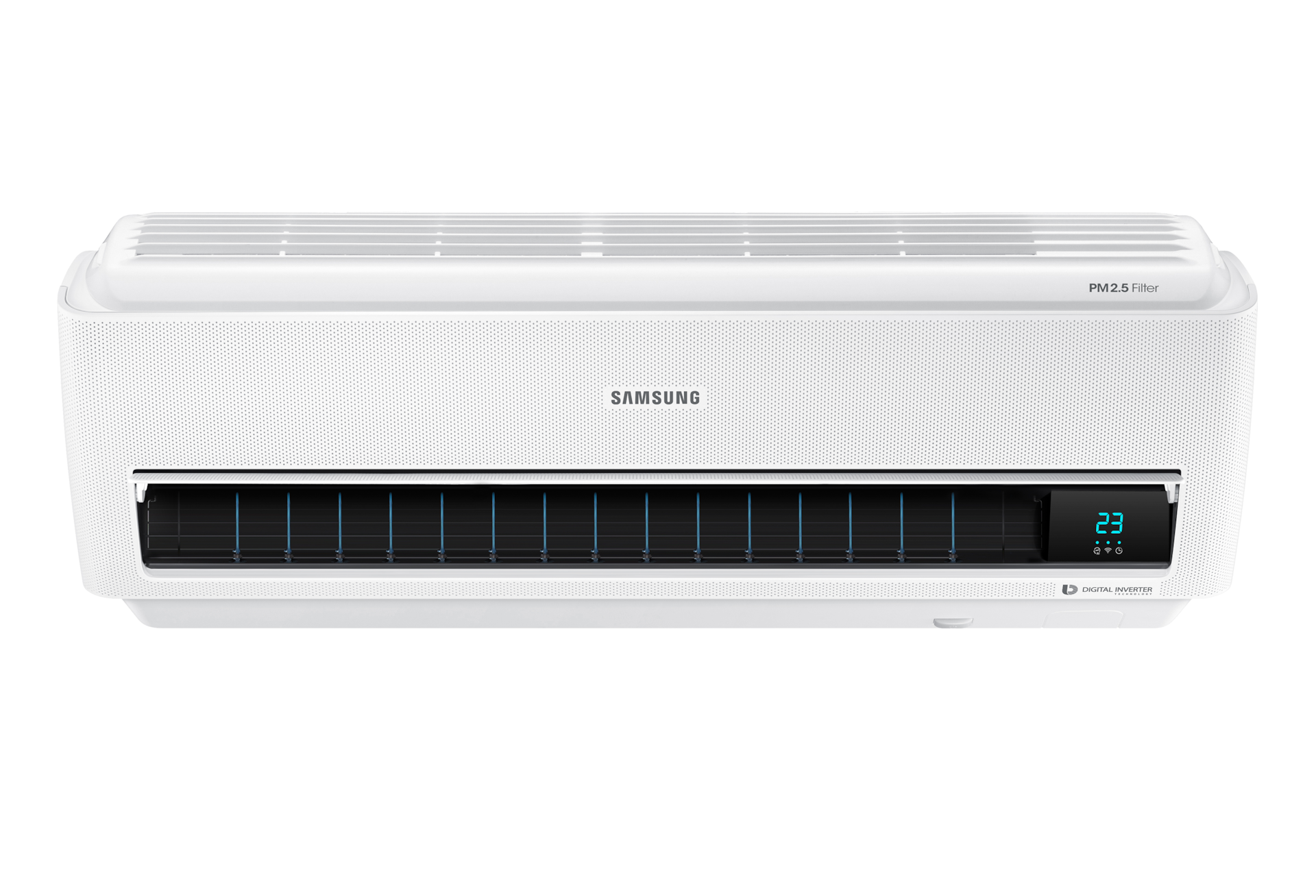 화이트 정면 전원 켜짐