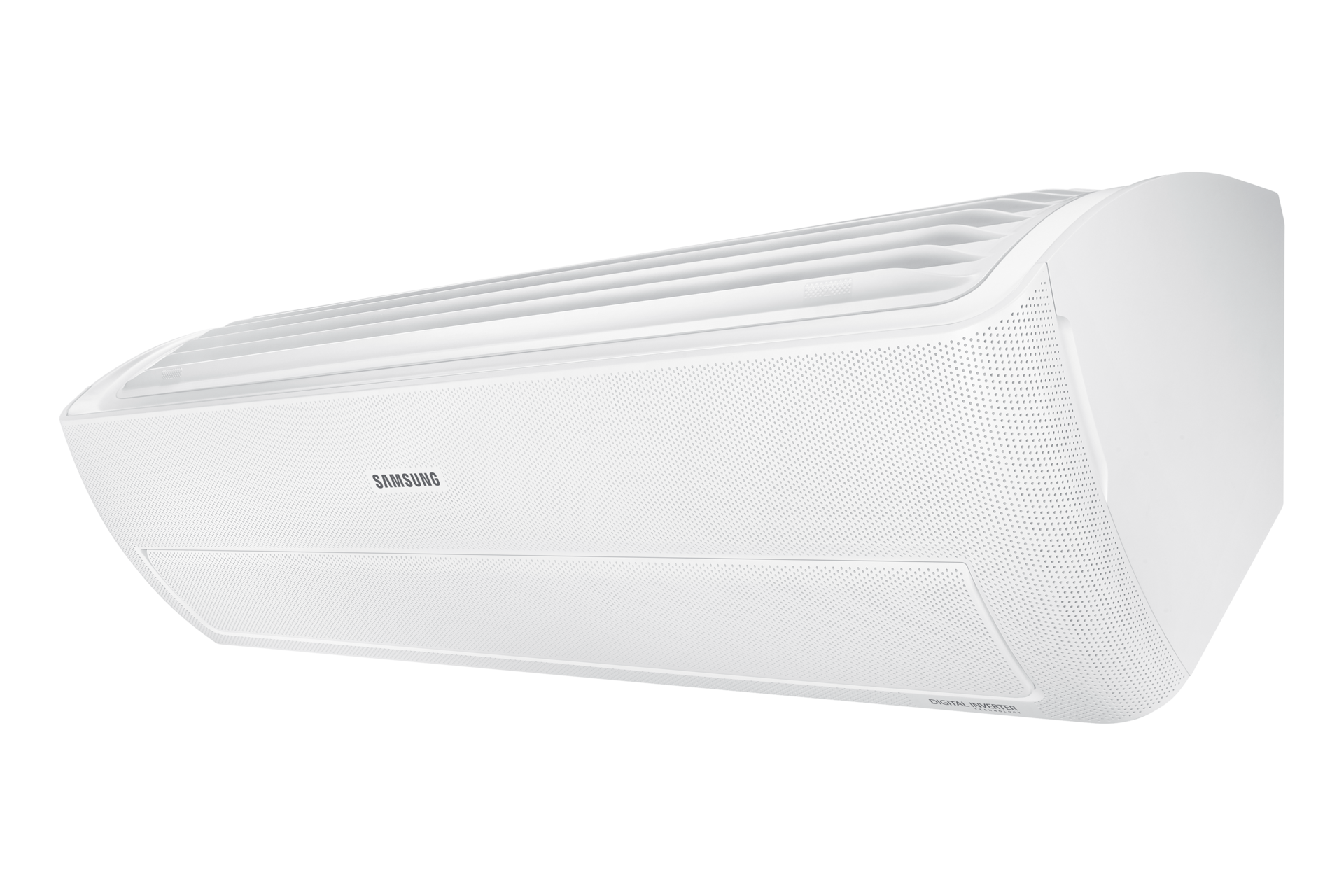 화이트 벽걸이 에어컨 우측 컷