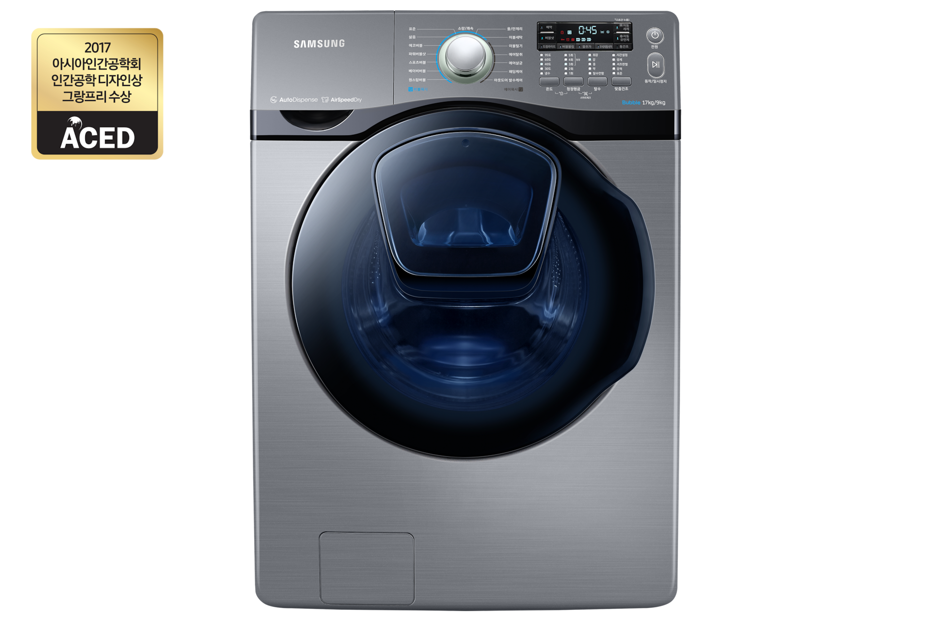 애드워시 17kg 
WD17J7820KG
차콜 그레이